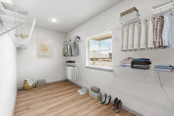Spacious closets